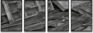 (#009), 2014, 4-teilig, 435 x 150 cm, Edition 3 + 1 AP, 218 x 75 cm, Edition 5 + 2 AP